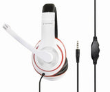Gembird MHS-03-WTRDBK headphones/headset Wired Head-band Gaming Black, Red, White