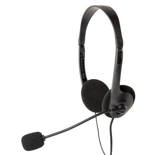 Gembird MHS-123 headphones/headset Wired Head-band Calls/Music Black