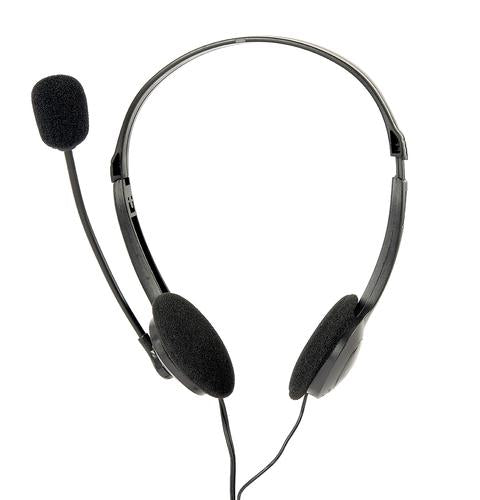 Gembird MHS-123 headphones/headset Wired Head-band Calls/Music Black