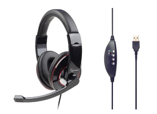 Gembird MHS-U-001 headphones/headset Wired Head-band Calls/Music Black