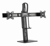 Gembird MS-D2-01 monitor mount / stand 68.6 cm (27") Desk Black