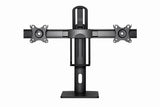 Gembird MS-D2-01 monitor mount / stand 68.6 cm (27") Desk Black