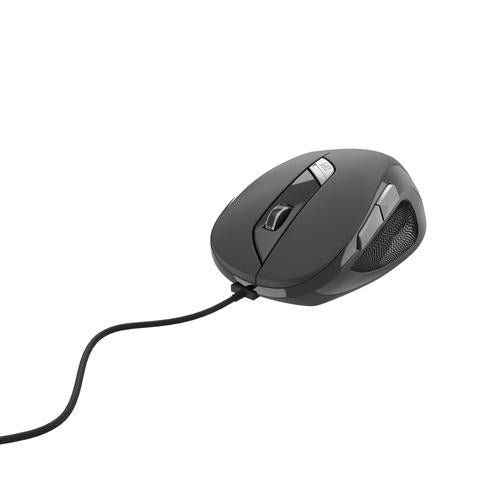Gembird MUS-6B-01 mouse Office Ambidextrous USB Type-A Optical 1600 DPI