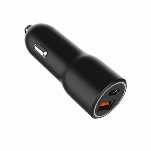 Gembird TA-UC-AC2PDQC38-CAR-01 mobile device charger Universal Black Cigar lighter Fast charging Auto