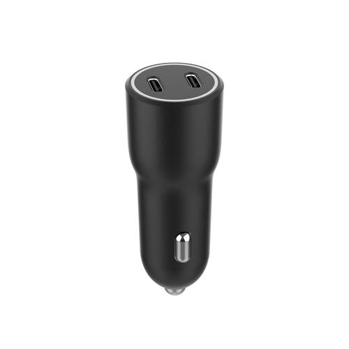 Gembird TA-UC-C2PD40-CAR-01 mobile device charger Universal Black Cigar lighter Fast charging Auto