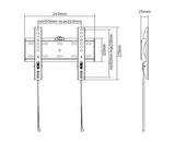 Gembird WM-42F-01 TV mount/stand 106.7 cm (42") Black