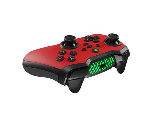 GENESIS Mangan 400 Red Bluetooth Gamepad Analogue / Digital Android, MAC, Nintendo Switch, PC, iOS