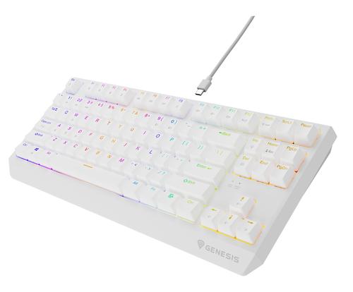 GENESIS Thor 230 TKL keyboard Gaming USB QWERTY US English White