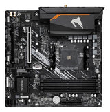 GIGABYTE B550M AORUS ELITE AX Motherboard - AMD Ryzen 5000 CPUs, 5+3 Phases VRM, up to 4733MHz DDR4, 1xPCIe 4.0 + 1xPCIe 3.0 M.2, Wi-Fi 6E, 1GbE LAN, USB 3.2 Gen 1