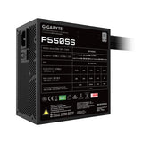 GIGABYTE P550SS Power Supply - PCIe 5.0, 80 PLUS Silver, 120mm Fan, ATX 3.0 compatible, UK Plug