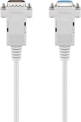 Goobay 50224 serial cable Grey 2 m DB-9