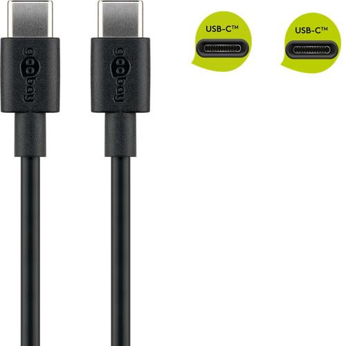 Goobay 51243 USB cable USB 2.0 2 m USB C Black