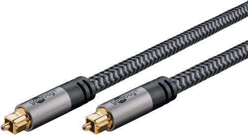 Goobay 65307 audio cable 5 m TOSLINK Black, Silver
