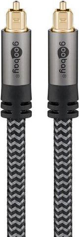 Goobay 65307 audio cable 5 m TOSLINK Black, Silver