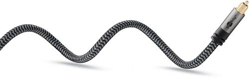 Goobay 65308 audio cable 10 m TOSLINK Black, Silver