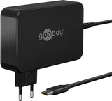 Goobay 65420 mobile device charger Laptop Black AC Fast charging Indoor