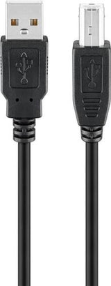 Goobay 68902 USB cable USB 2.0 5 m USB A USB B Black
