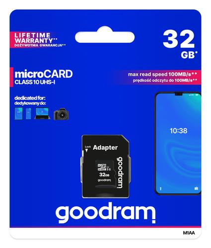 Goodram M1AA 32 GB MicroSDHC UHS-I Class 10