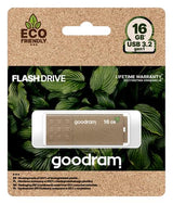 Goodram UME3 Eco Friendly USB flash drive 16 GB USB Type-A 3.2 Gen 1 (3.1 Gen 1) Brown