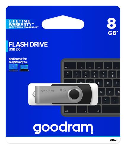 Goodram UTS2 USB flash drive 8 GB USB Type-A 2.0 Black