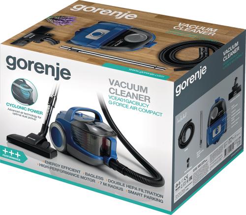 Gorenje VCEA01GACBUCY 2.2 L Cylinder vacuum Dry Bagless