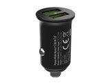 Green Cell GC CADM-GC-36AA - USB-Ladegeraet 36 W 2x USB-A schwarz Flashlight, GPS, Headphones, Mobile phone, Navigator, Other, Portable speaker, Power bank, Smartphone, Smartwatch, Tablet, Telephone, Universal Black Cigar lighter Fast charging Auto,