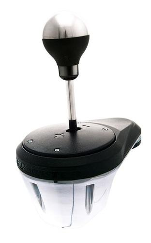 Thrustmaster 4060059 spil-controller Sort, Metallic USB Gearskifter-tilføjelse Analog PC, PlayStation 4, PlayStation 5, Playstation 3, Xbox One, Xbox Series S, Xbox Series X