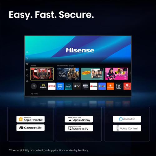 Hisense 55E7S 139.7 cm (55") 4K Ultra HD Smart TV Wi-Fi Black 330 cd/m²