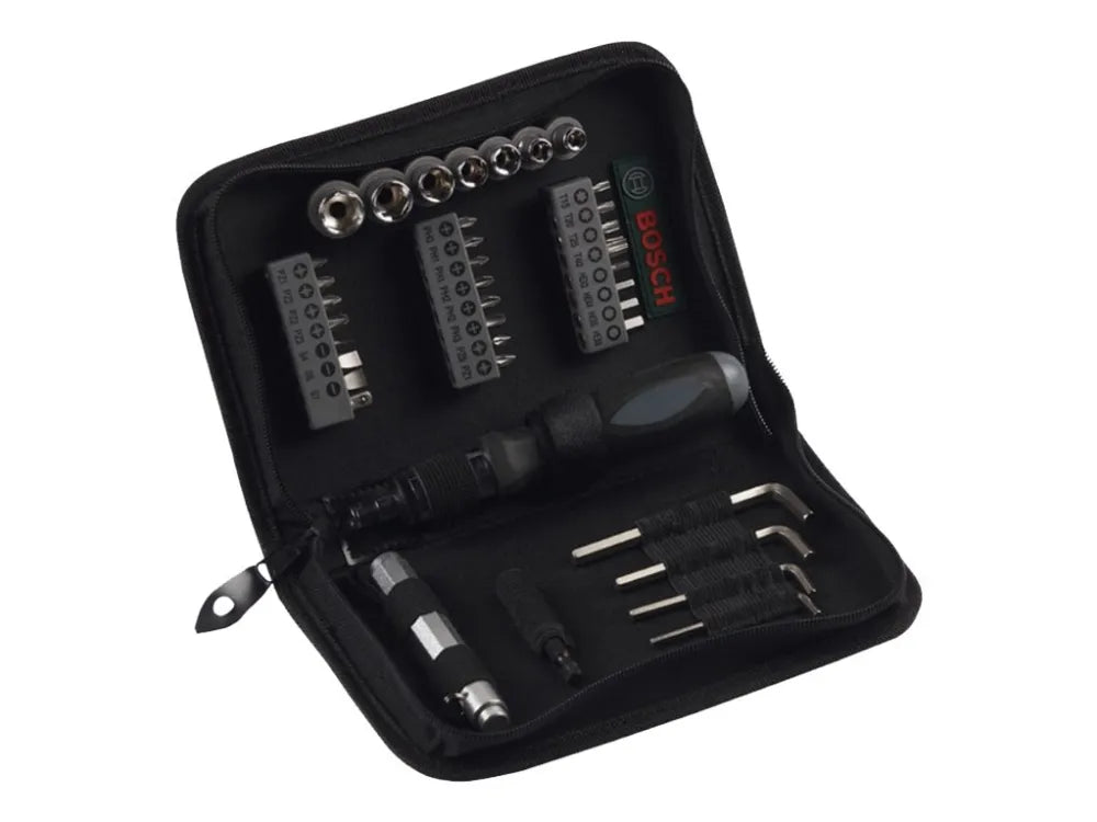Bitssæt soft pack 38 dele inkl. taske