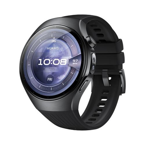 Huawei WATCH 5 3.81 cm (1.5") AMOLED 46 mm Digital 466 x 466 pixels Touchscreen Black Wi-Fi GPS (satellite)