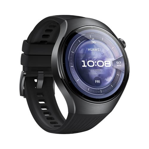 Huawei WATCH 5 3.81 cm (1.5") AMOLED 46 mm Digital 466 x 466 pixels Touchscreen Black Wi-Fi GPS (satellite)
