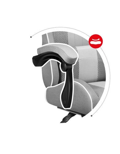 Huzaro FORCE 4.7 PC gaming chair Bucket (cradle) seat Grey