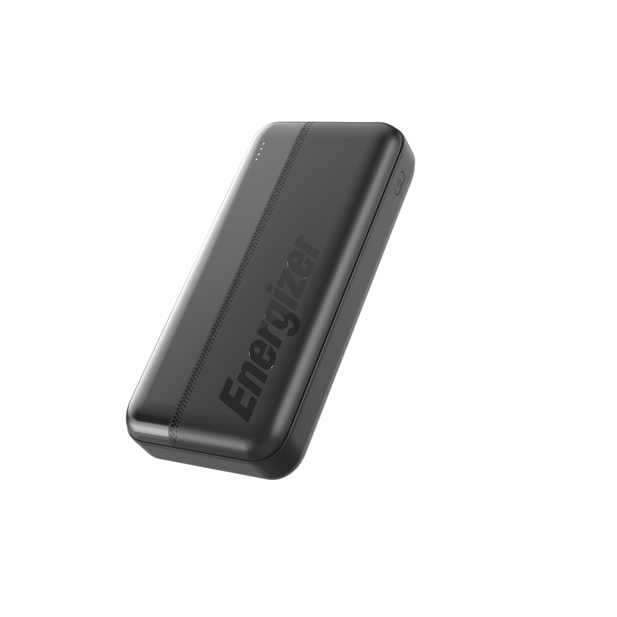 Energizer 20K Power Bank med dobbelt USB-C- og USB-A-port. Sort