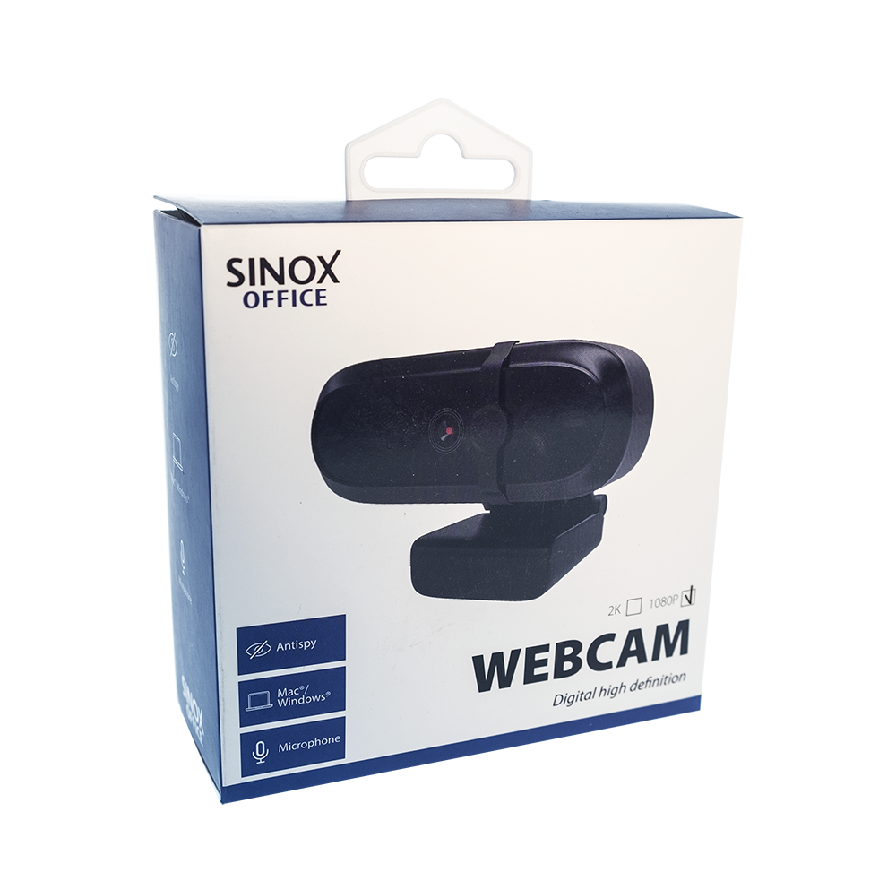 Sinox Office webcam 1080P. Sort