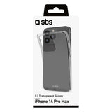 SBS Skinny cover til iPhone 14 Pro Max®. Gennemsigtig