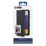 SBS Book Wallet Lite cover til Samsung Galaxy A22 5G®. Sort