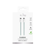 PURO Fabrik 2.0 60W USB-C til USB-C opladnings- og synkroniseringskabel 1,5 m