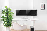 Sinox Office dobbelt skærm skrivebordsbeslag. Op til 32". Sort