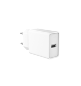 Sinox One 230V USB A oplader. 1,0A. Hvid