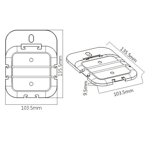 Connectech Media Box Mount til Apple TV