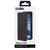 SBS Book Wallet Lite cover til iPhone 13 Pro®. Sort