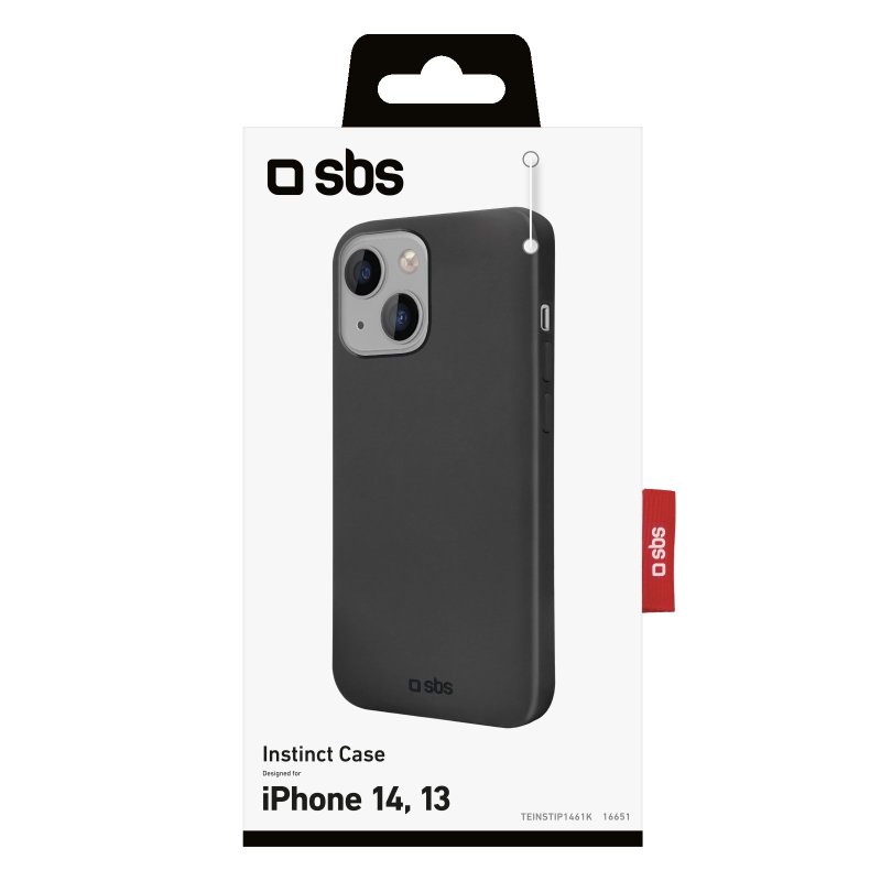 SBS Novelty Instinct cover til iPhone 14 / 13®. Sort