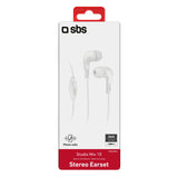 SBS In Ear Stereo Earset Studio Mix 10. Hvid