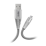 SBS ultra-holdbart aramid fiber USB - USB C kabel. Grå