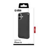 SBS Instinct-cover til iPhone 16. Sort