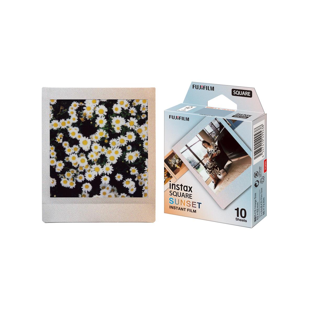 Instax Square Film. 10 billeder. Solnedgang