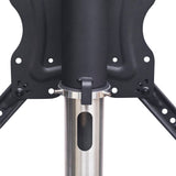 Sinox StandView TV gulvstand, vinklet med drejbar top. 26"-65". Alu finish