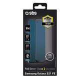 SBS beskyttelsesglas til Samsung Galaxy S21 FE®. Sorte kanter