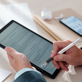 SBS kapacitiv pen til smartphones og tablets. Sølv/sort