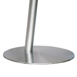 Sinox StandView TV gulvstand, vinklet med drejbar top. 26"-65". Alu finish